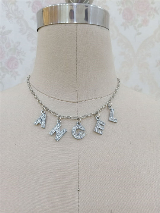 Collar Colgante con Inicial y Diamantes - Image 20