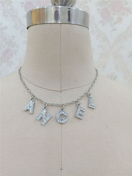 Collar Colgante con Inicial y Diamantes - Image 21