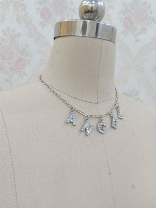 Collar Colgante con Inicial y Diamantes - Image 22