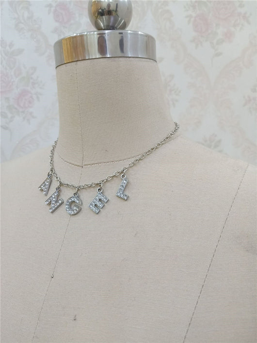 Collar Colgante con Inicial y Diamantes - Image 23