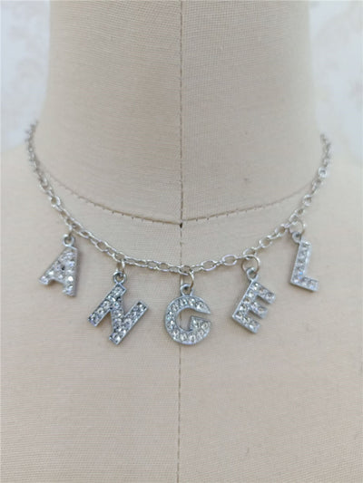 Collar Colgante con Inicial y Diamantes - Image 25