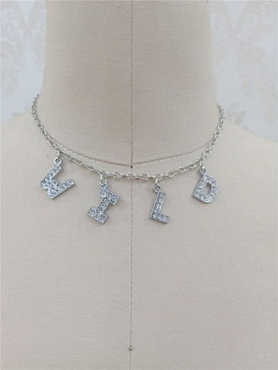 Collar Colgante con Inicial y Diamantes - Image 26