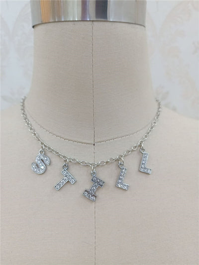 Collar Colgante con Inicial y Diamantes - Image 31
