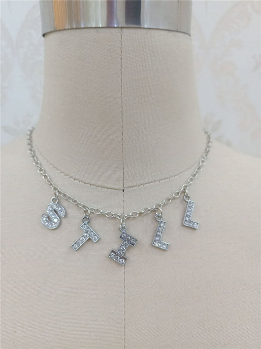 Collar Colgante con Inicial y Diamantes - Image 31