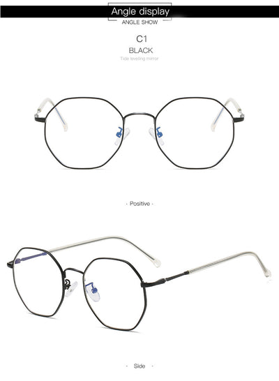Gafas Geométricas Antiazul con Marco Aleación Moderno - Image 11