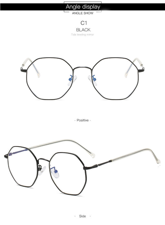 Gafas Geométricas Antiazul con Marco Aleación Moderno - Image 11