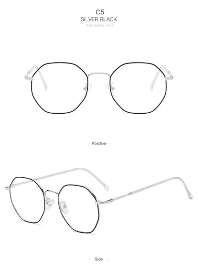 Gafas Geométricas Antiazul con Marco Aleación Moderno - Image 16