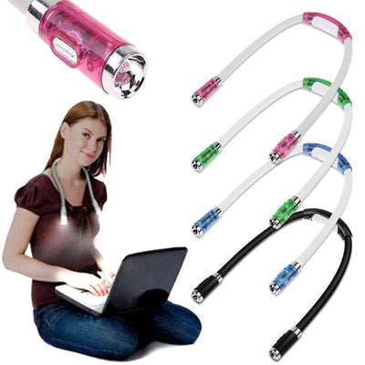 Lámpara LED Flexible para Lectura con Cuello Ajustable - Luz Portátil 3 Modos - Image 15