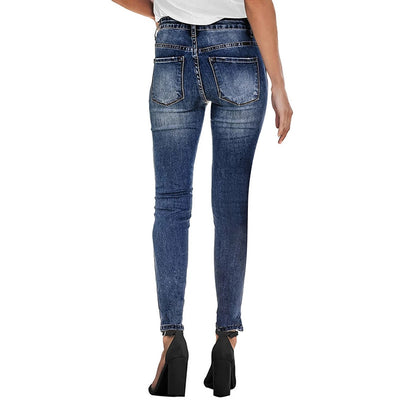 Pantalones Slim Rotos con Cintura Elástica - Image 34