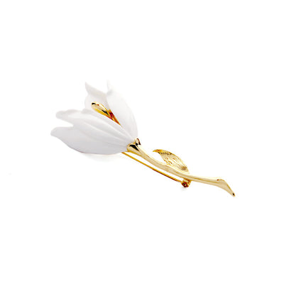 Broche Flor de Lirio en Resina - Diseño Creativo para Mujer - Image 9