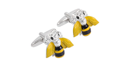 Gemelos Franceses Savas con Diseño de Insectos - Elegancia Sofisticada - Image 8