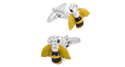 Gemelos Franceses Savas con Diseño de Insectos - Elegancia Sofisticada - Image 9