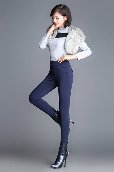 Leggings de Cintura Alta con Forro de Terciopelo - Image 12