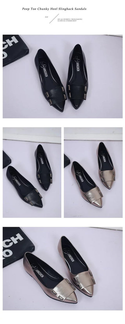 Zapatos Planos de Punta Fina y Boca Baja - Image 15