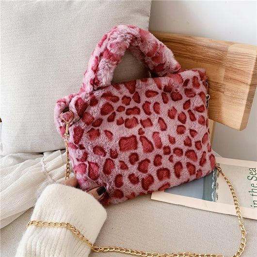 Bolso Tote Leopardo con Cadena y Correa Crossbody - Image 79