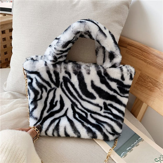Bolso Tote Leopardo con Cadena y Correa Crossbody - Image 81