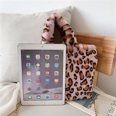 Bolso Tote Leopardo con Cadena y Correa Crossbody - Image 100