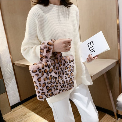 Bolso Tote Leopardo con Cadena y Correa Crossbody - Image 104
