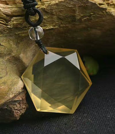 Colgante Hexagrama de Citrina Natural - Image 6