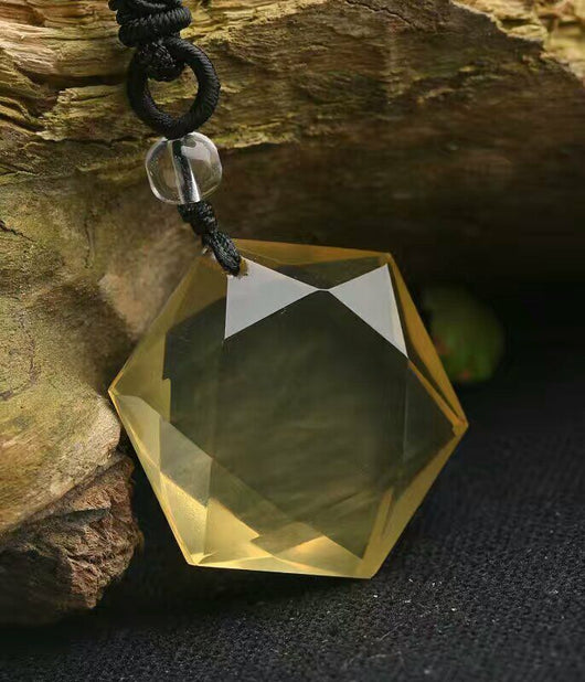 Colgante Hexagrama de Citrina Natural - Image 6