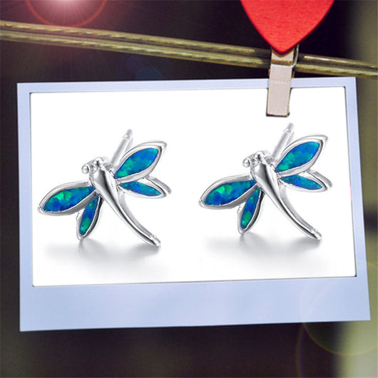 Aretes de Ópalo Libélula - Image 9