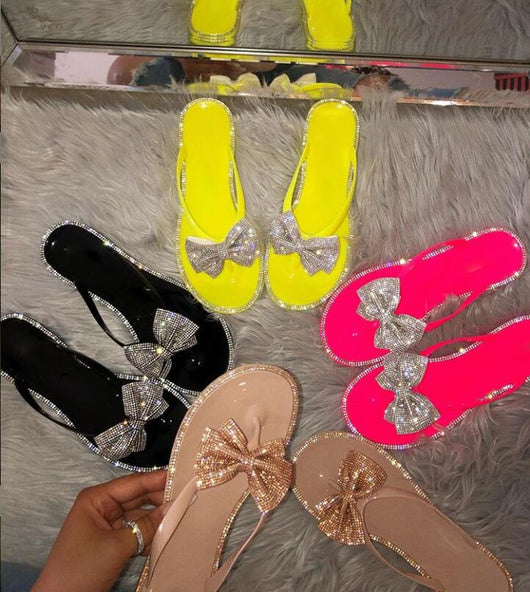 Sandalias Planas con Diamantes - Image 10