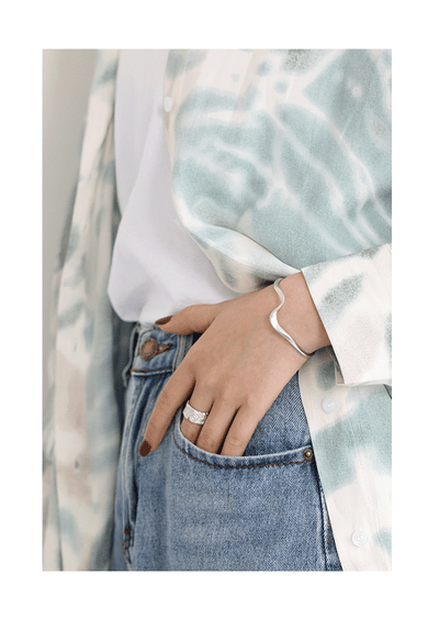 Pulsera para mujer con patrón de olas - Image 10