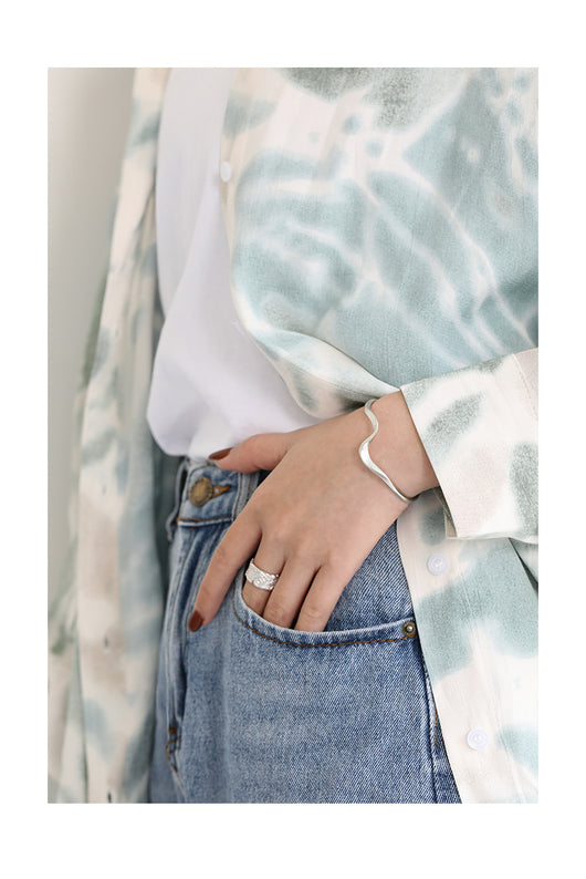 Pulsera para mujer con patrón de olas - Image 13