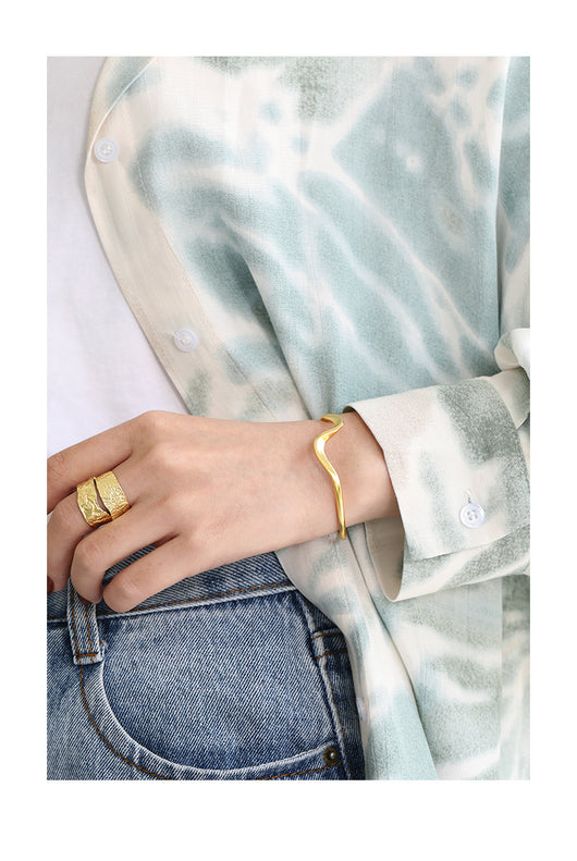 Pulsera para mujer con patrón de olas - Image 14