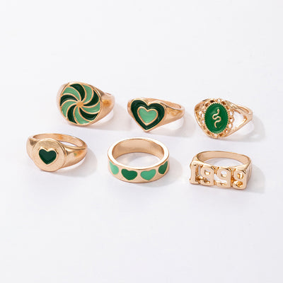 Set de 6 Anillos Serpentina Vintage 1999 - Colección Inspiración Retro - Image 12