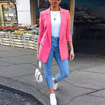 Saco Blazer con Solapa de Pico - Image 20