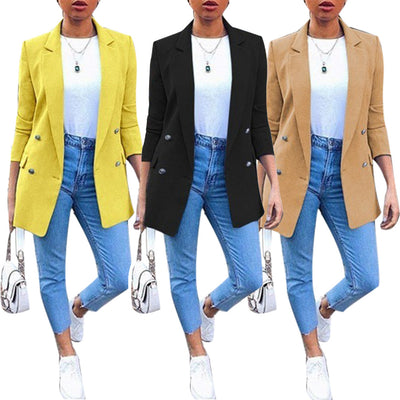 Saco Blazer con Solapa de Pico - Image 24