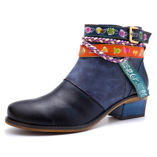 Botas Azules Yauvana para Tobillo - Image 8