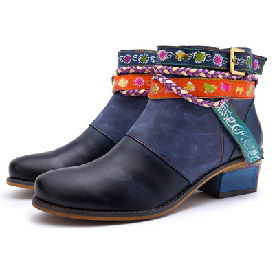 Botas Azules Yauvana para Tobillo - Image 9