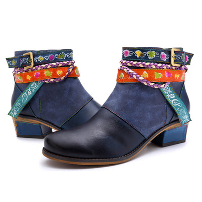 Botas Azules Yauvana para Tobillo - Image 10