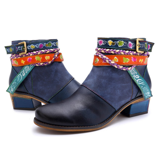 Botas Azules Yauvana para Tobillo - Image 10