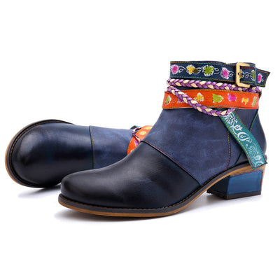 Botas Azules Yauvana para Tobillo - Image 11