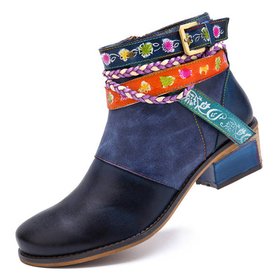 Botas Azules Yauvana para Tobillo - Image 12