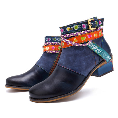 Botas Azules Yauvana para Tobillo - Image 13