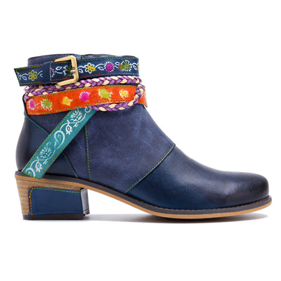 Botas Azules Yauvana para Tobillo - Image 14