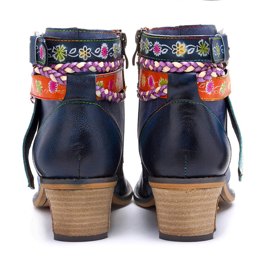 Botas Azules Yauvana para Tobillo - Image 16