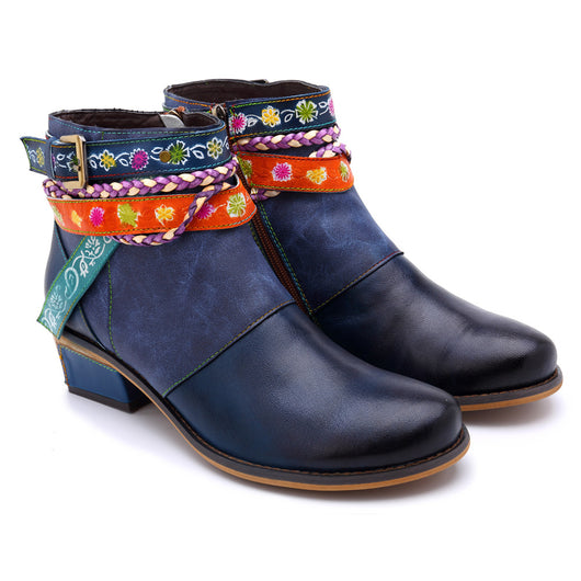 Botas Azules Yauvana para Tobillo - Image 17