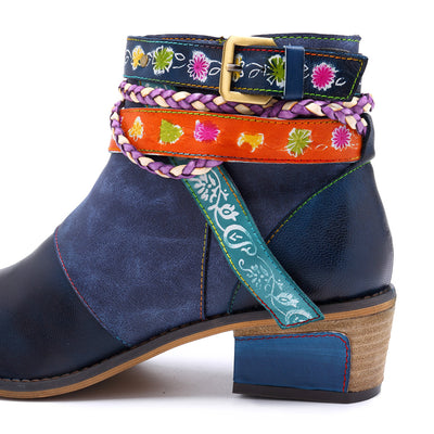 Botas Azules Yauvana para Tobillo - Image 19