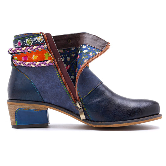 Botas Azules Yauvana para Tobillo - Image 22