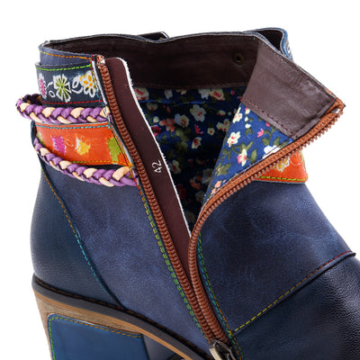 Botas Azules Yauvana para Tobillo - Image 23