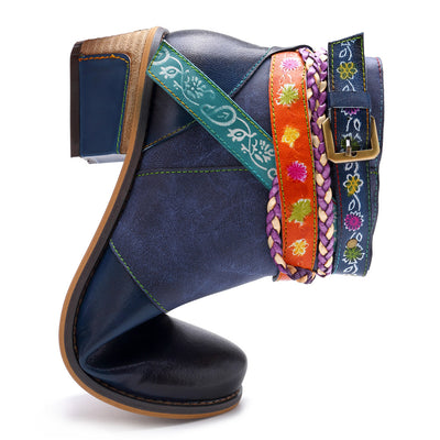 Botas Azules Yauvana para Tobillo - Image 25