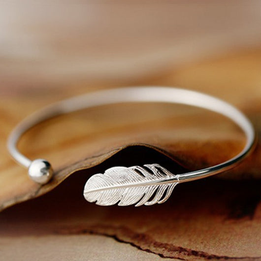 Pulsera de Plata Esterlina 925 con Diseño de Hoja - Image 15