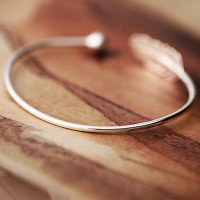Pulsera de Plata Esterlina 925 con Diseño de Hoja - Image 20
