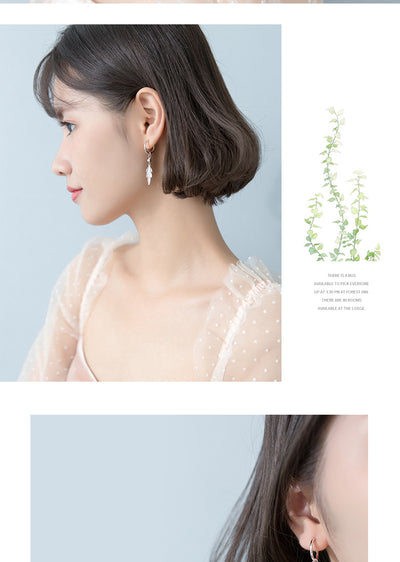 Aretes de Hoja Elegancia Tendencia - Image 8