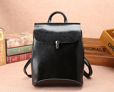Mochila de Viaje Vintage en Cuero con Gran Capacidad - Image 9